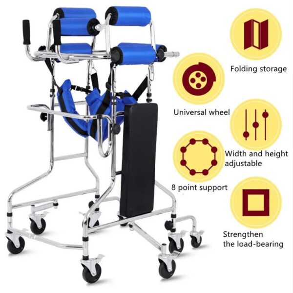 Rehabilitation Walker with Underarm & Pelvic Support - Image 2